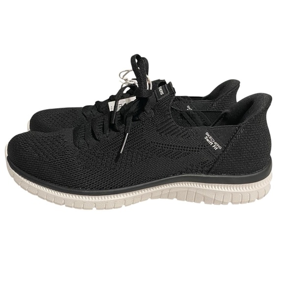 Skechers Hands Free Virtue Swift Fit Slip-On Sneaker 7 Black NWT/ NO BOX - Picture 8 of 13